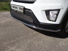Защита переднего бампера на Hyundai Creta фото 4