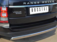 Защита заднего бампера на Land Rover Range Rover Vogue фото 6