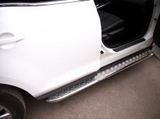 Пороги и боковые трубы на Mazda CX 7 фото 6