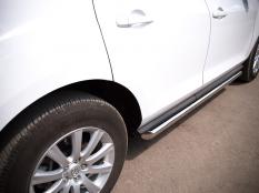 Пороги и боковые трубы на Mazda CX 7 фото 5