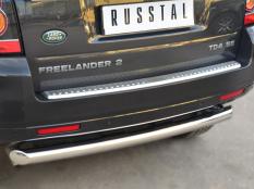 Защита заднего бампера на Land Rover Freelander фото 6