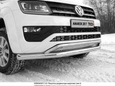 Защита переднего бампера на Volkswagen Amarok фото 4
