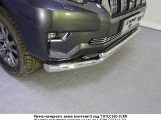 Защита переднего бампера на Toyota Land Cruiser Prado 150 фото 9