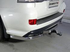 Защита заднего бампера на Toyota Land Cruiser 200 Excalibur фото 4