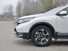 Защита переднего бампера на Honda CRV фото 7