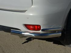 Защита заднего бампера на Nissan Patrol фото 8