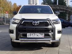 Защита переднего бампера на Toyota Hilux фото 4