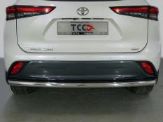Защита заднего бампера на Toyota Highlander фото 4