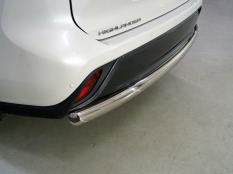 Защита заднего бампера на Toyota Highlander фото 7