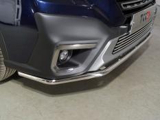 Защита переднего бампера на Subaru Outback фото 5