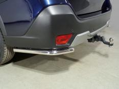 Защита заднего бампера на Subaru Outback фото 5