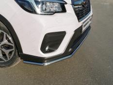 Защита переднего бампера на Subaru Forester фото 5