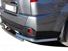 Защита заднего бампера на Nissan X-Trail фото 4
