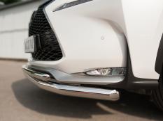 Защита переднего бампера на Lexus NX200T F Sport фото 6
