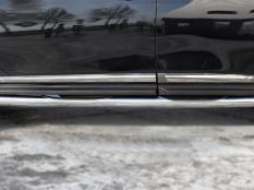 Пороги и боковые трубы на Nissan Pathfinder фото 5