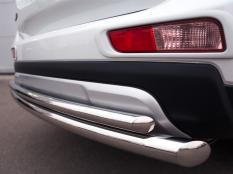 Защита заднего бампера на Mitsubishi Outlander фото 7