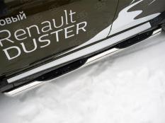 Пороги и боковые трубы на Renault Duster фото 5