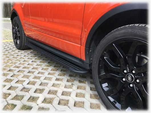 Пороги алюминиевые "Slim Line Black" 1720 мм