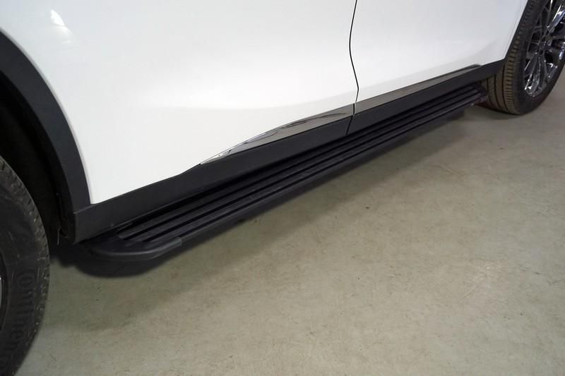 Пороги алюминиевые "Slim Line Black" 1820 мм