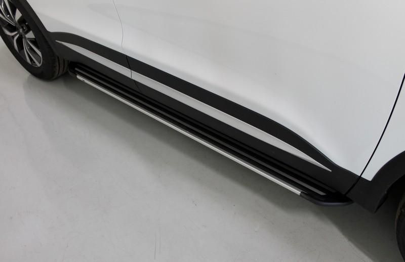 Пороги алюминиевые "Slim Line Silver" 1720 мм