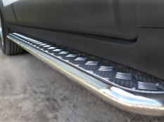 Пороги и боковые трубы на Chevrolet Captiva фото 7