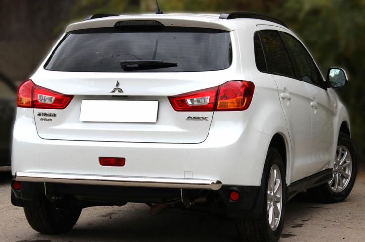 Защита заднего бампера на Mitsubishi ASX фото 1