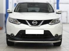 Защита переднего бампера на Nissan Qashqai фото 3