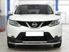 Защита переднего бампера на Nissan Qashqai фото 3