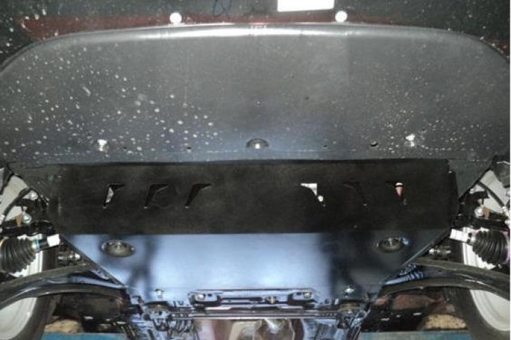 Защита картера двигателя и КПП на Nissan Qashqai фото 1