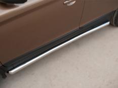 Пороги и боковые трубы на Volvo XC60 фото 6