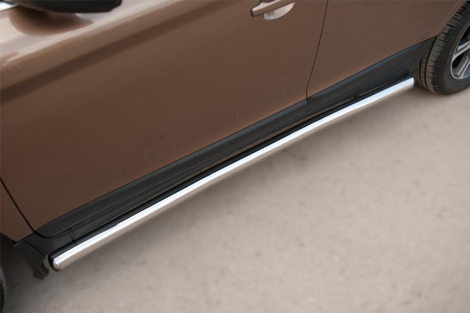 Пороги и боковые трубы на Volvo XC60 фото 34