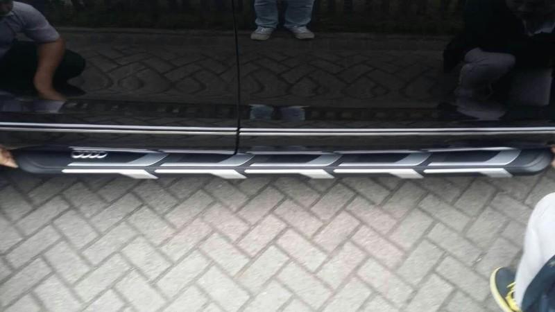 Пороги и боковые трубы на Audi Q7 фото 3