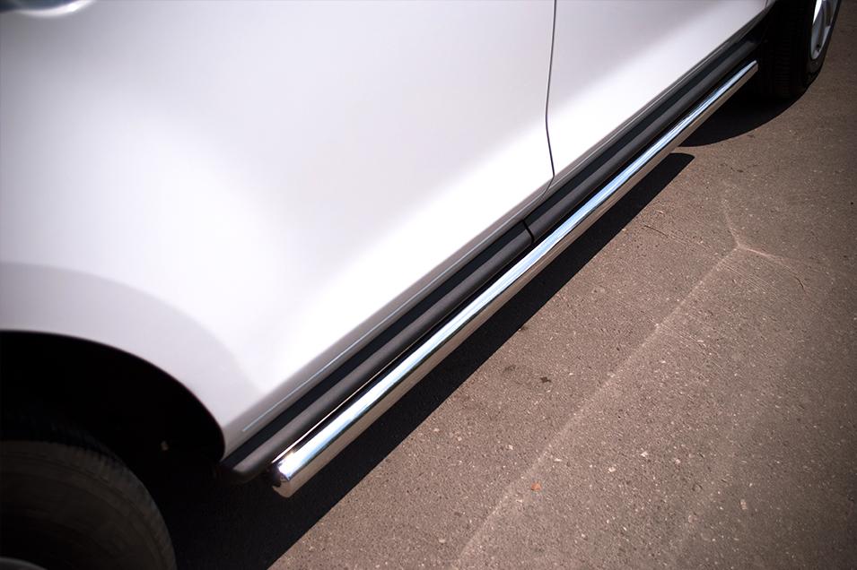 Пороги и боковые трубы на Mazda CX 7 фото 10