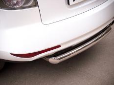 Защита заднего бампера на Mazda CX 7 фото 5