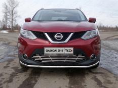 Защита переднего бампера на Nissan Qashqai фото 3