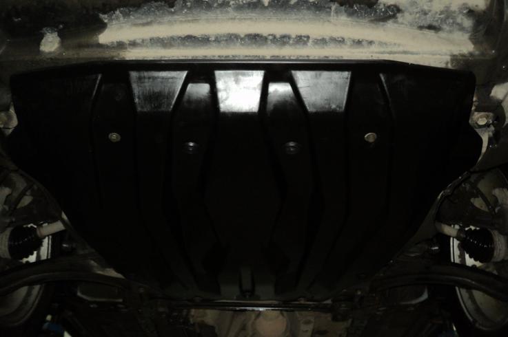 Защита картера двигателя и КПП на Nissan Qashqai фото 1
