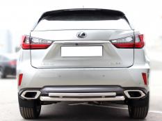 Защита заднего бампера на Lexus RX350 RX270 RX200T фото 3