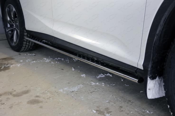 Пороги и боковые трубы на Lexus RX350 RX270 RX200T фото 1