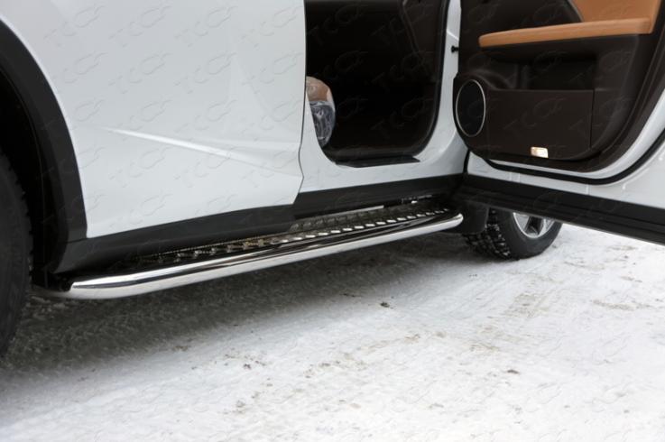 Пороги и боковые трубы на Lexus RX350 RX270 RX200T фото 1