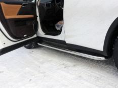 Пороги и боковые трубы на Lexus RX350 RX270 RX200T фото 3