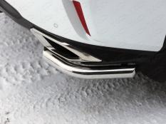 Защита заднего бампера на Lexus RX350 RX270 RX200T фото 3