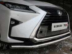 Защита переднего бампера на Lexus RX350 RX270 RX200T фото 4