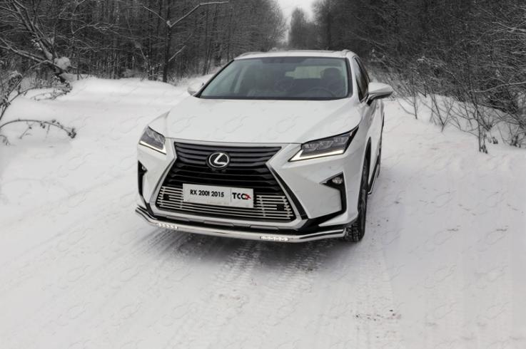 Защита переднего бампера на Lexus RX350 RX270 RX200T фото 1