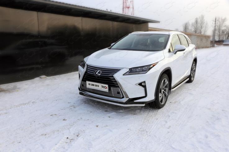 Защита переднего бампера на Lexus RX350 RX270 RX200T фото 1