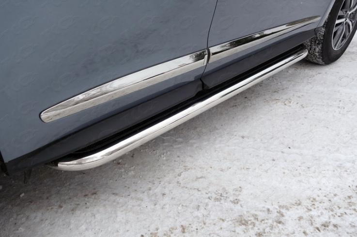 Пороги и боковые трубы на Infiniti QX60 (JX35) фото 1