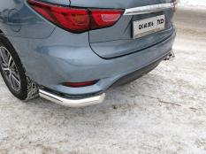 Защита заднего бампера на Infiniti QX60 (JX35) фото 3
