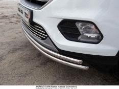 Защита переднего бампера на Ford Kuga фото 5