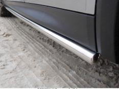 Пороги и боковые трубы на Infiniti QX30 фото 3