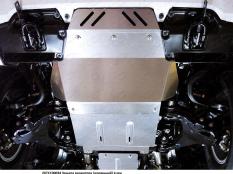 Защита картера двигателя и КПП на Toyota Land Cruiser 200 Executive фото 13
