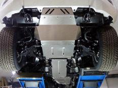 Защита картера двигателя и КПП на Toyota Land Cruiser 200 Executive фото 14